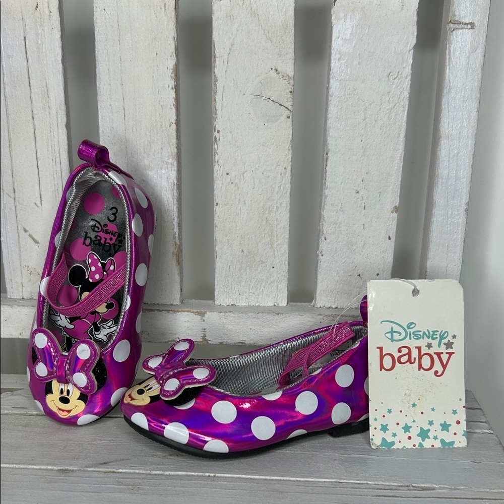 Disney Baby Purple Polka Dot Shoes
